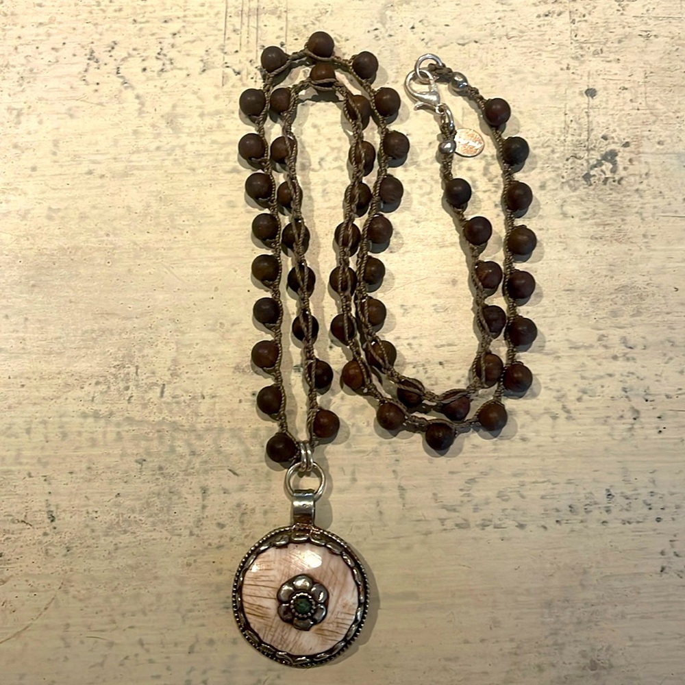 Handmade Tibetan Pendant necklace